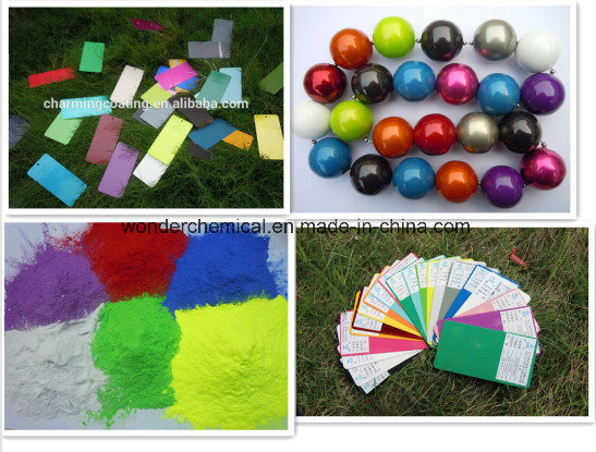 Nano Chrome Dry Glod Powder Coating for Decoration