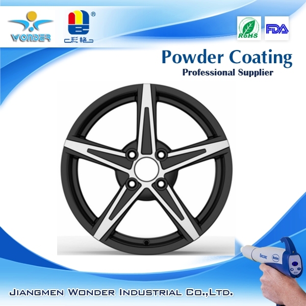 Aluminum Wheel-Hub Powder Coating for Auto Spare Part