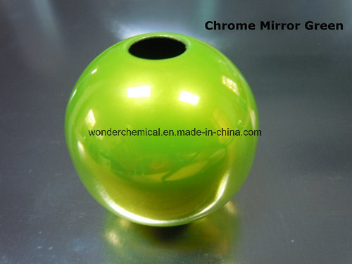 Chemical Resisting Clear Powder Chrome Mirror Green Powder Paint