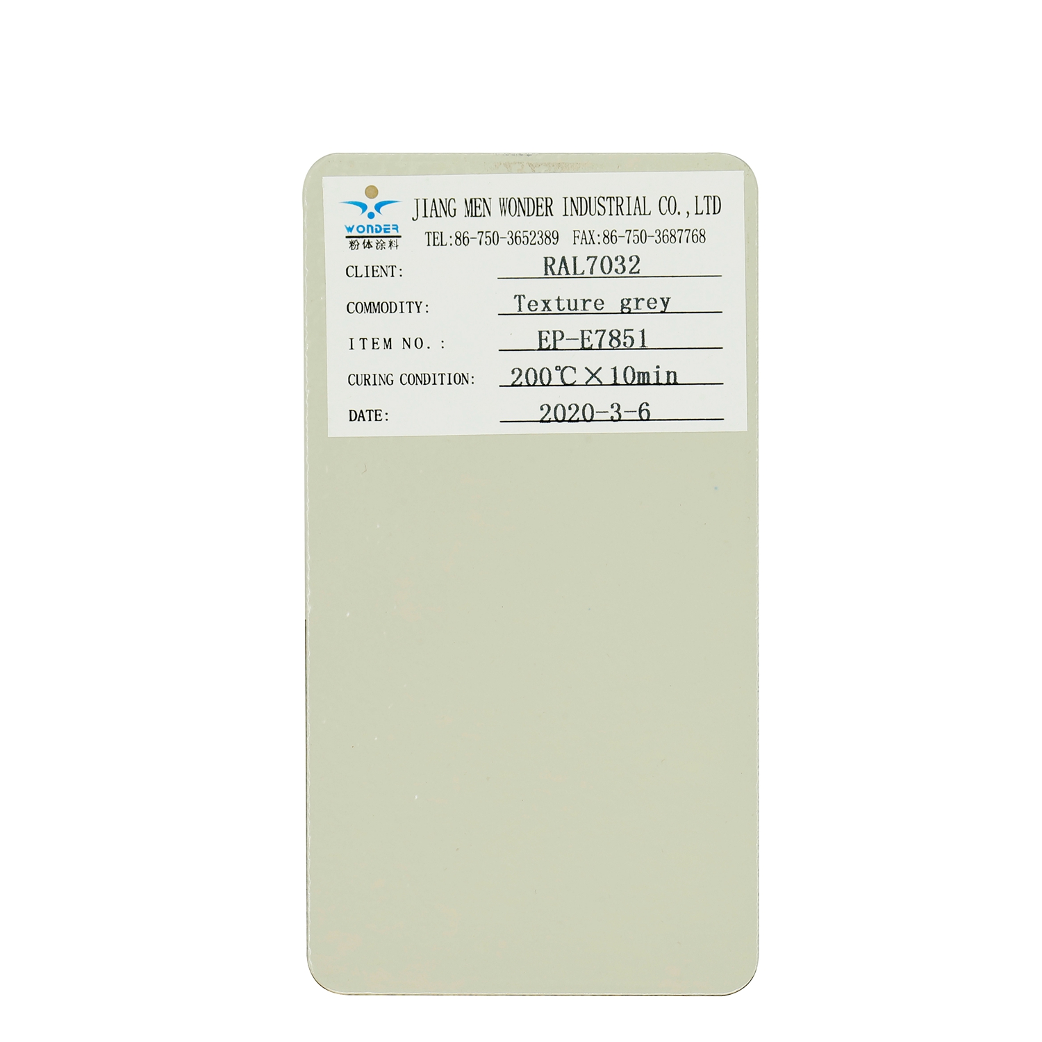 Chemical Resistant Ral7044 Grey Powder Coating for Industrial Machinery