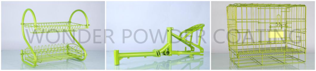 Candy Green Chrome Silver Green Effect Powder Coating