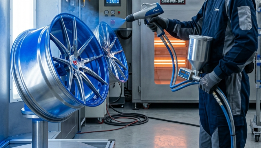 new energy powder coating 