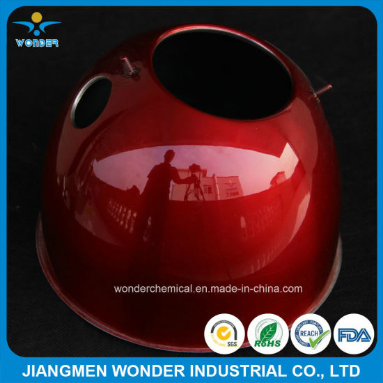 Corrosion Resisting Mirror Red Chrome Clear Powder Coating Paint for Electrical Kettle