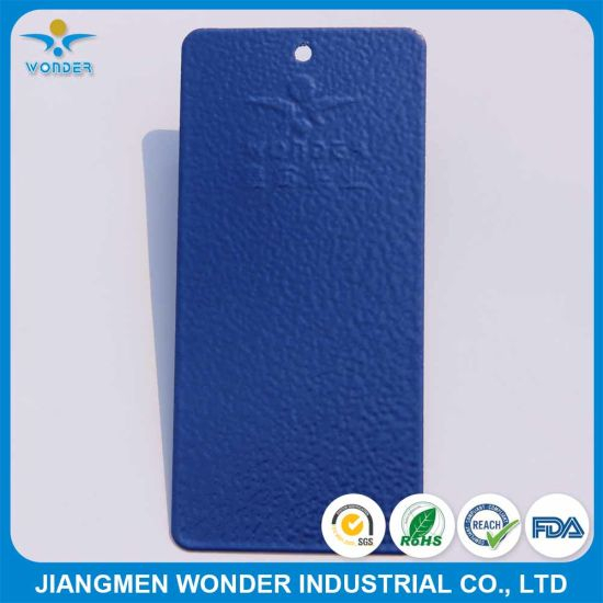 UV Resisting Polyester Texture Blue Powder Texture Finish Coating Paint