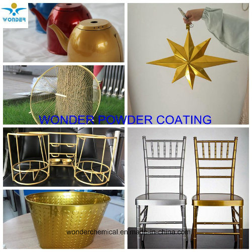 gold chrome powder coat