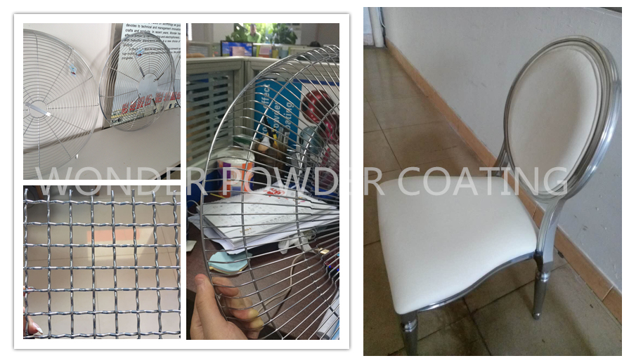 Chrome Effect Silver Chrome Powder Coating