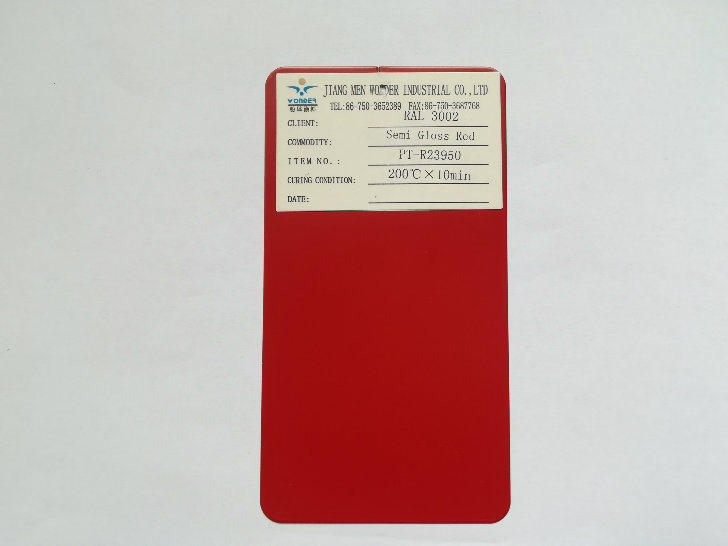 Red Powder Paint for Spare Parts Coating