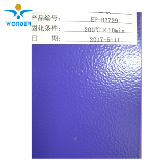 Electrostatic Polyester Blue Texture Spray Powder Coating